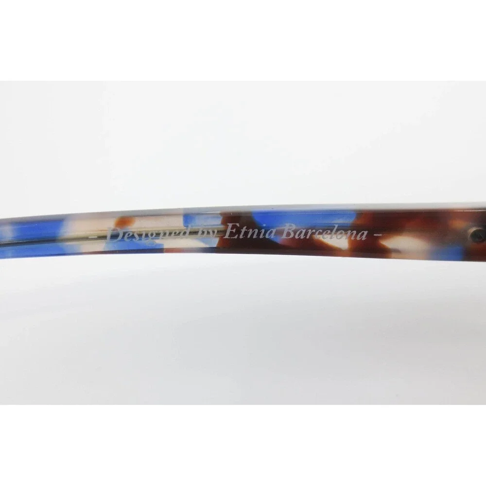 Etnia Barcelona Bonn HVBR Eyeglasses Blue Brown Tortoise Rectangular Frames